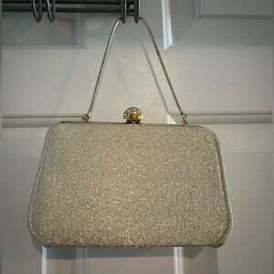 Vintage Gold Sparkling Clutch